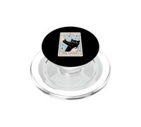 The Lovers Carte de Tarot pour Amoureux des Chats Noirs Halloween sorcière PopSockets PopGrip pour MagSafe