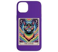 The Lovers Mystic Cat Ally - LGBTQ Rainbow Tarot Pride Art Coque pour iPhone 14 Plus