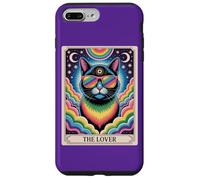 The Lovers Mystic Cat Ally - LGBTQ Rainbow Tarot Pride Art Coque pour iPhone 7 Plus/8 Plus