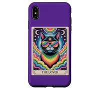 The Lovers Mystic Cat Ally - LGBTQ Rainbow Tarot Pride Art Coque pour iPhone XS Max