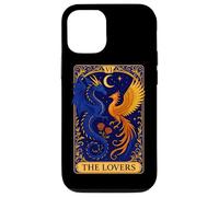 The Lovers Phoenix Dragon Vintage Tarot Card Coque pour iPhone 12/12 Pro