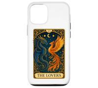 The Lovers Phoenix Dragon Vintage Tarot Card Coque pour iPhone 12/12 Pro