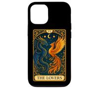 The Lovers Phoenix Dragon Vintage Tarot Card Coque pour iPhone 12/12 Pro