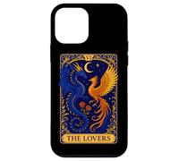 The Lovers Phoenix Dragon Vintage Tarot Card Coque pour iPhone 12 Mini