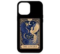 The Lovers Phoenix Dragon Vintage Tarot Card Coque pour iPhone 12 Pro Max