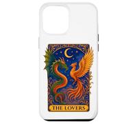 The Lovers Phoenix Dragon Vintage Tarot Card Coque pour iPhone 12 Pro Max