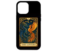 The Lovers Phoenix Dragon Vintage Tarot Card Coque pour iPhone 12 Pro Max
