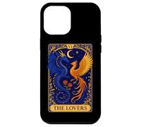 The Lovers Phoenix Dragon Vintage Tarot Card Coque pour iPhone 12 Pro Max