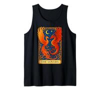 The Lovers Phoenix Dragon Vintage Tarot Card Débardeur
