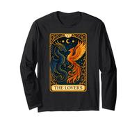 The Lovers Phoenix Dragon Vintage Tarot Card Manche Longue