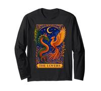 The Lovers Phoenix Dragon Vintage Tarot Card Manche Longue