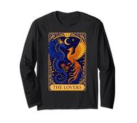 The Lovers Phoenix Dragon Vintage Tarot Card Manche Longue