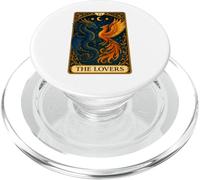 The Lovers Phoenix Dragon Vintage Tarot Card PopSockets PopGrip pour MagSafe