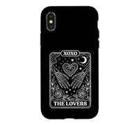 The Lovers Tarot Card Skeleton Hands XOXO Occult Coque pour iPhone X/XS