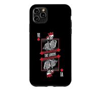 The Lovers Tarot Carte de Tarot Roi et Reine de Cœur Astrologie Coque pour iPhone 11 Pro Max
