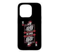 The Lovers Tarot Carte de Tarot Roi et Reine de Cœur Astrologie Coque pour iPhone 15 Pro