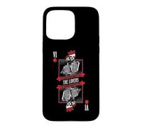 The Lovers Tarot Carte de Tarot Roi et Reine de Cœur Astrologie Coque pour iPhone 15 Pro Max