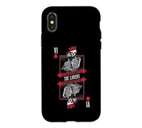 The Lovers Tarot Carte de Tarot Roi et Reine de Cœur Astrologie Coque pour iPhone X/XS