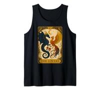 The Lovers Tarot Reader Vintage Phoenix et Dragon Débardeur