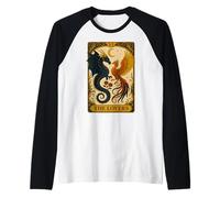 The Lovers Tarot Reader Vintage Phoenix et Dragon Manche Raglan
