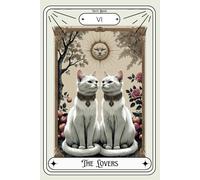 The Lovers: Vintage Cat Tarot Notebook for Inspired Journaling: 22 Unique Tarot-Inspired Cat Designs for Mystical Journaling and Everyday Inspiration