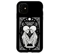 The Lovers Vintage Tarot Card Astrology Goth Halloween Women Coque pour iPhone 11