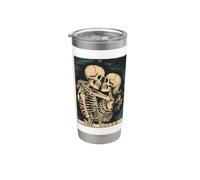 The Lovers Vintage Tarot Card - Gothic Halloween Tee Gobelet isotherme en acier inoxydable double paroi