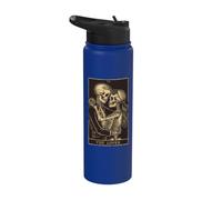 The Lovers Vintage Tarot Card - Gothic Halloween Tee Stainless Steel Insulated Water Bottle