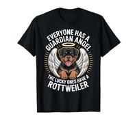 The Lucky Ones Have A Rottweiler - Ange Gardien des Chiens Amoureux des Chiens T-Shirt