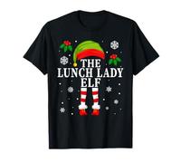 The Lunch Lady Elf Christmas Matching T-Shirt