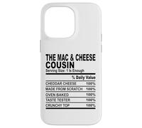 The mac & cheese cousin nutrition fact fun cousins hommes femmes Coque pour iPhone 14 Pro Max