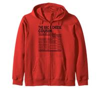 The mac & cheese cousin nutrition fact fun cousins hommes femmes Sweat à Capuche