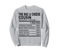 The mac & cheese cousin nutrition fact fun cousins hommes femmes Sweatshirt