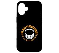 The Mad Percussionist Drummer Musicien Coque pour iPhone 16