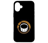 The Mad Percussionist Drummer Musicien Coque pour iPhone 16 Plus