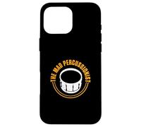 The Mad Percussionist Drummer Musicien Coque pour iPhone 16 Pro Max