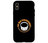 The Mad Percussionist Drummer Musicien Coque pour iPhone X/XS