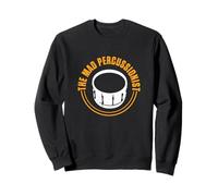 The Mad Percussionist Drummer Musicien Sweatshirt