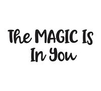 The Magic is in You Cowboy Cowgirl Horses Love Cowboy Cowgirl Chaps Rodéo Cheval Poney Bull Steer Stallion Roper Idée de décoration de cadeau de vacances Chambre Autocollant mural - Taille : 25,4 x