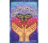 The Magic is You Evil Eye Moth Original Cover Art by Laura Zimmaro Blank Sketch Book