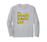 The Magic School Bus Classic Yellow Logo Educational TV Manche Longue