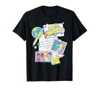 The Magic School Bus Classroom Items Collage Retro Cartoon T-Shirt