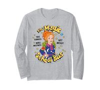 The Magic School Bus Ms Frizzle and Liz Quote Retro Cartoon Manche Longue