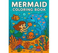 The Magical Adventures of a Little Mermaid Momo and Her Sparkling Ocean Friends :100 Cute Coloring Pages for Girls