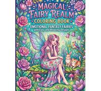 The Magical Fairy Realm Coloring Book: A Journey of Emotional Fantasy Fairies with Relaxing Designs Bold Lines and Easy Coloring for Stress Relief and Creativity
