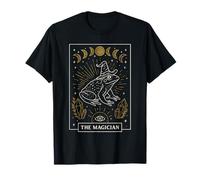 The Magician Frog Wizard Tarot Esthétique Astrologie Boho T-Shirt