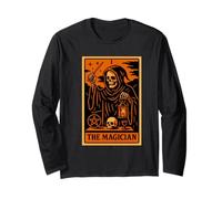 The Magician Tarot Card Gothic Halloween Grim Reaper Occult Manche Longue