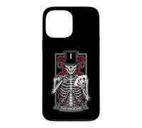 The Magician Tarot Card Gothic Skull Halloween Astrologie Coque pour iPhone 13 Pro Max