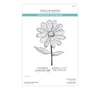 The Magnifiquement Imperfect Collection Tampon et matrice de découpe Motif floral