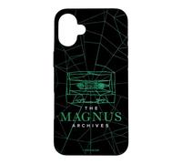 The Magnus Archives Spiderweb Cassette Tape Horror Podcast Coque pour iPhone 16 Plus